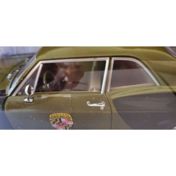 Auto World 1966 Chevy Biscayne Maryland State Police 1:18 Scale NIB - Picture 5 of 6